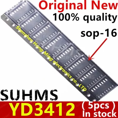 (5 peças) 100% novo chipset YD3412 sop-16