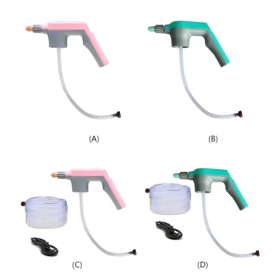 Pulverizador de alta pressão ajustável, pulverizador de água automático, carregamento usb, pistola pulverizadora agrícola, ferramenta de irrigação