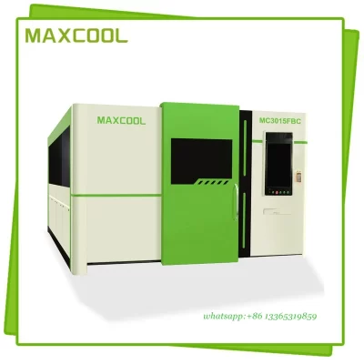 CNC Fiber Laser Metal Cutting Machinery With Exchange Table 6KW 12KW Full Enclosed Fiber Laser Cutting Machine