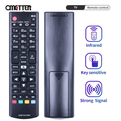Controle remoto para Smart TV, AKB74475481, 32LF592U, 43LF590V, 43UF6407, 43UF640V, 49UF6407