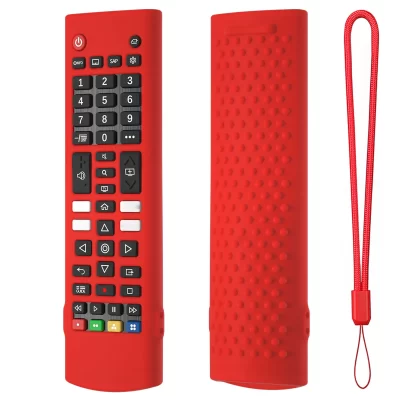 Capa protetora de silicone para LG TV Remote, Anti-Slip, Shockproof, Substituição da tampa remota, AKB75095307, AKB76040302