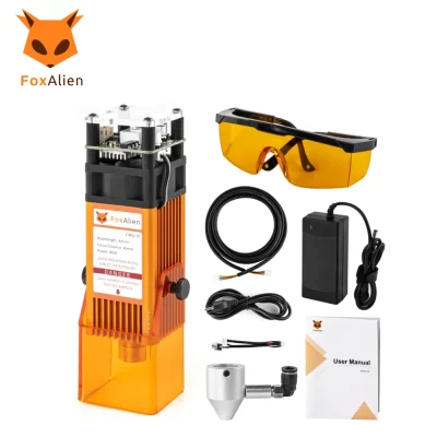 FoxAlien-CNC Laser Engraver Module, 40W, foco fixo, cabeça para máquina de gravura, cortador a laser, madeira, corte acrílico