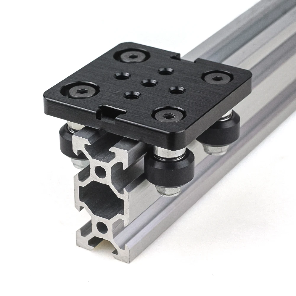 Mini placa de pórtico V para extrusão de alumínio de trilho com ranhura em V Mini carrinhos de pórtico de roda V Peças de impressora 3D - Image 5