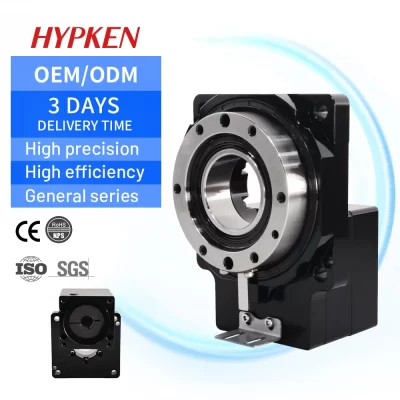 Hollow Shaft Rotary Table Rotary Gearbox Actuator Hollow Turntable Rotary Positioning Platform for Servo Stepper Motor