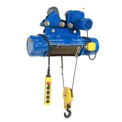 Talha elétrica de cabo de aço com Trolley Talha de cabo de fio CD /MD de alta qualidade 220V -690V 0,5ton - 50ton com controle remoto ou controle pendente