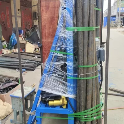 Customized electric water well drilling rig 80m 100m home use mini shallow well drilling rig machine