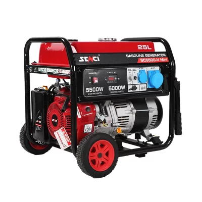 Senci Power Portable Small Generator 5.0Kva 5Kw Single Phase 230V 240V 50Hz Electric oline Generator 6Kva 6Kw Genset