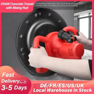 Coleta de argamassa de cimento concreto elétrica, alisamento de parede, misturador automático rebocamento ferramenta, AC 220V, 1700W, 80-600rpm