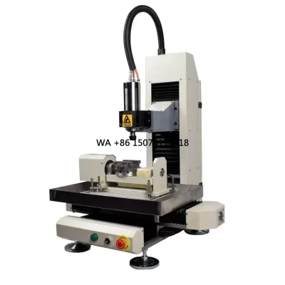 High accuracy linear guide desktop 5 axis cnc stainless steel engraving machine