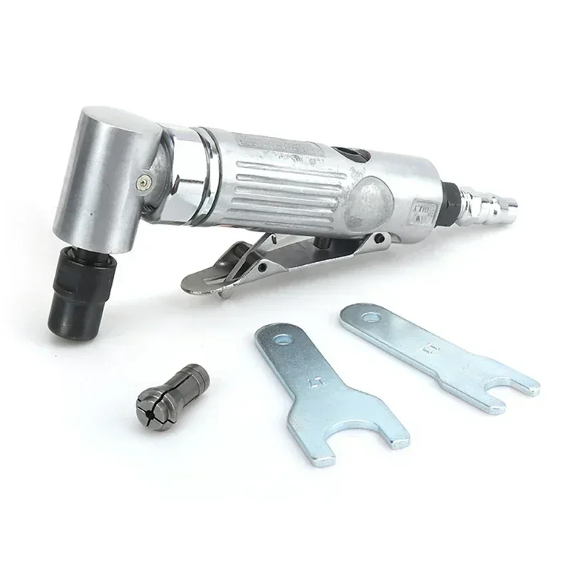 Ângulo de ar morrer moedor 90 graus pneumático máquina moagem moinho ferramenta gravura pneumático morrer moedor escultura máquina ferramenta conjunto - Image 3
