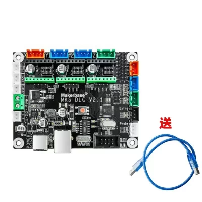 Controlador cnc mks dlc v2.0 v2.1 grbl placa de fuga 3 eixos driver de estepe placa-mãe cnc gravura hine monitor