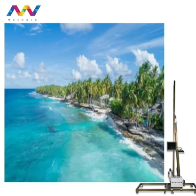 Impressora de parede compacta MAXWAVE Pegada pequena Função grande adequada para residências de estúdios pequenos que economizam espaço