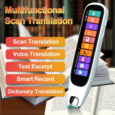 Caneta de tradução de voz md21, ponto de digitalização de texto inteligente em tempo real, aprendizagem, tradutor de voz inteligente, caneta de gravação