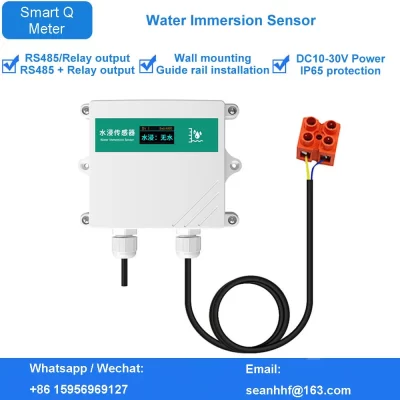 Sensor de imersão em água remoto 485 detector de transferência alarme de vazamento detector de ponto de vazamento de alta precisão