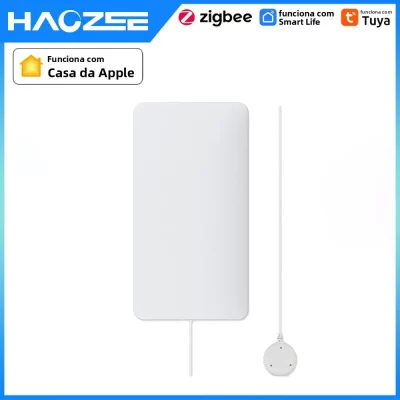 Tuya zigbee casa inteligente sensor de água detector vazamento alarme vazamento água inundação funciona com tuya zigbee hub zigbee2mqtt