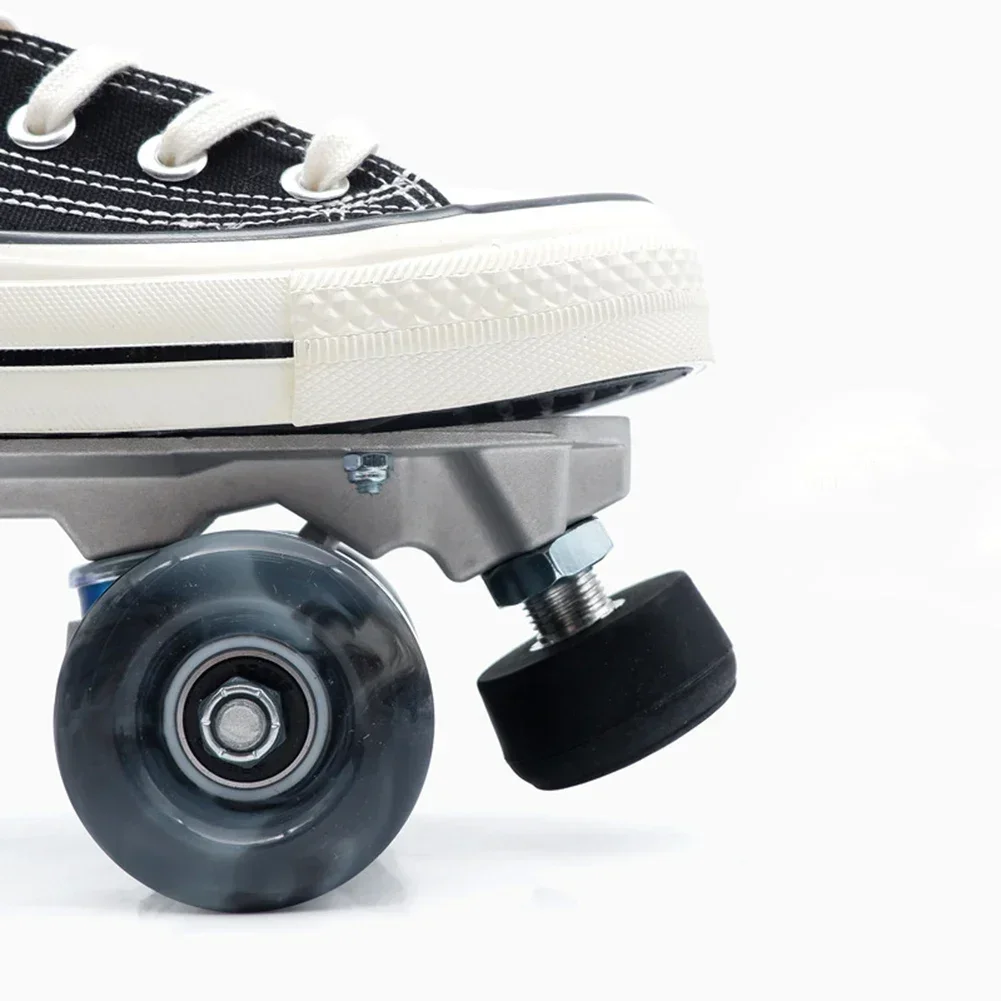 2 rolhas de dedo do pé para patins, freio 15.2mm 82a, altura de borracha ajustável através da porca para sapatos de skate, diâmetro do furo do parafuso 1.5cm - Image 2