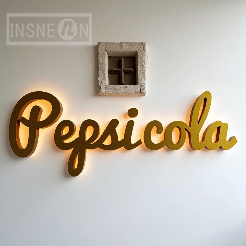 Letras de metal iluminadas por LED 3D personalizadas personalizadas para vitrine de negócios, sinalização à prova d'água ao ar livre