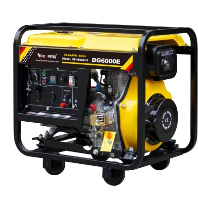 Open Type air Cooled Diesel Generator DG6000E 5kw