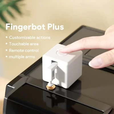 Tuya zigbee/bluetooth fingerbot mais robô botão empurrador interruptor bot casa inteligente trabalho com alexa google casa vida inteligente app