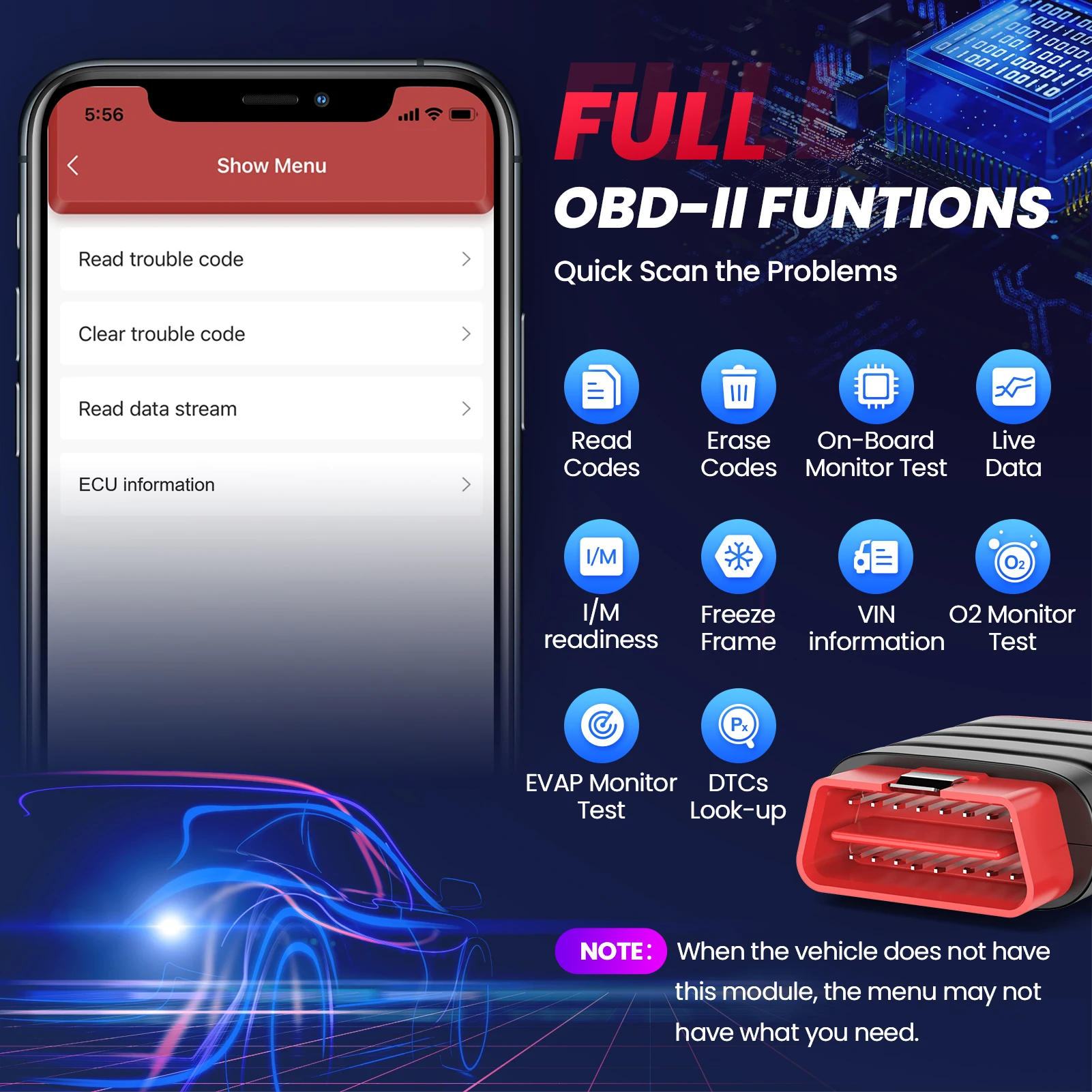 THINKCAR THINKDIAG MINI Auto OBD2 Bluetooth Scanner Sistema Completo Diagnóstico Todos os Carros Vitalício Gratuito Ferramenta de Diagnóstico Automotivo - Image 3