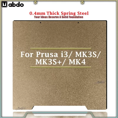 Para prusa i3 mk3 mk3s + mk4 placa de construção 241*254mm mola chapa de aço pei peo pet pey h1h placa de construção peças de impressora 3d cama aquecida