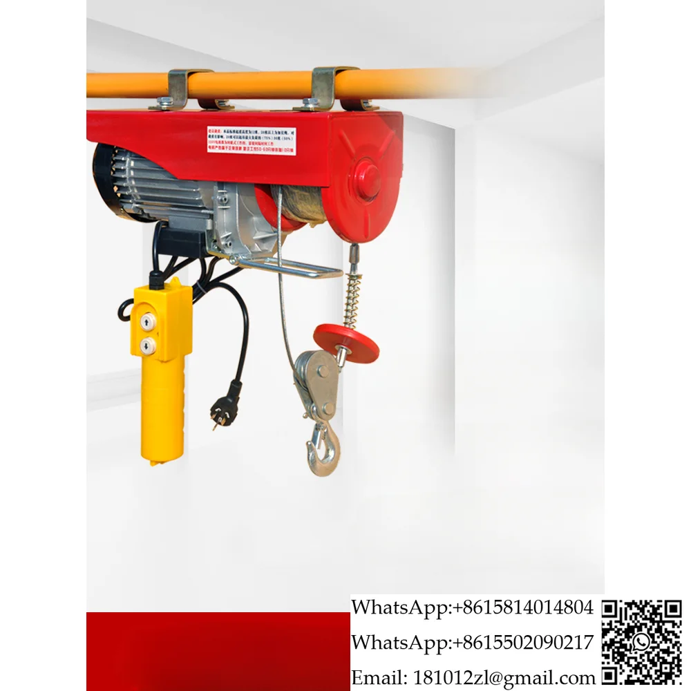 Grua de elevação pequena elétrica para uso doméstico, controle remoto, sem fio, 1, 0, 1.5 Ton - Image 2