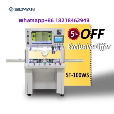 Silamn ST-100WS máquina de reparo lcd acf cof máquina de ligação tv lcd máquina de imprensa quente para tela tv portátil reparação exibição