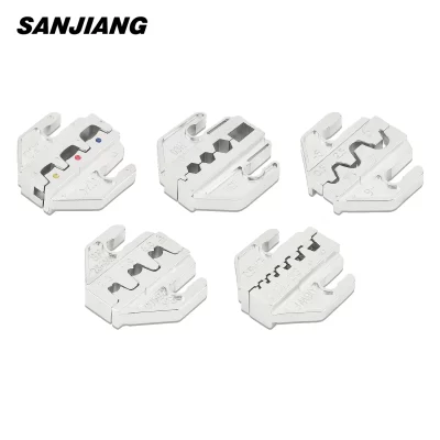Conjunto de mandíbulas de crimpagem, alicate de ferramenta de crimpagem, mandíbulas de slot de 4mm, SN-58B/02C/2546B/2549 /06/-6/06WF/03H, usado para crimpagem de terminais