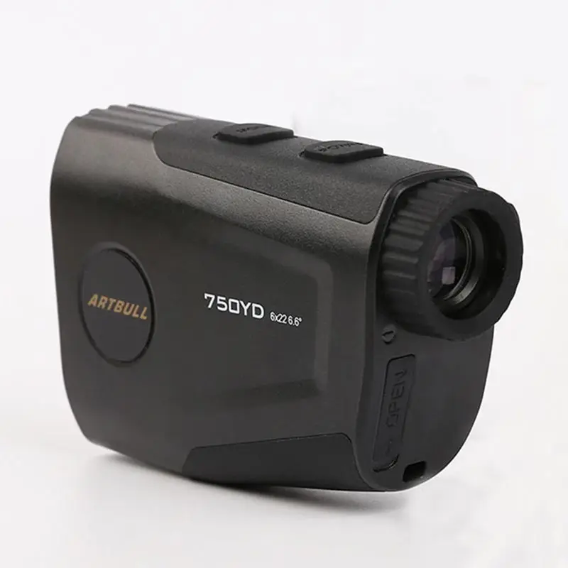Telêmetro laser artbull para caça ao ar livre, 1300 jardas, 750 jardas, 650m, golf, com trava de bandeira, inclinação, medidor de distância ajustado