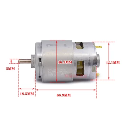 Mabuchi RS-775WC-8514 motor dc 12v 14.4v 18v 19.2v torque de alta velocidade alta potência 775 motor para furadeira elétrica chave de fenda serra