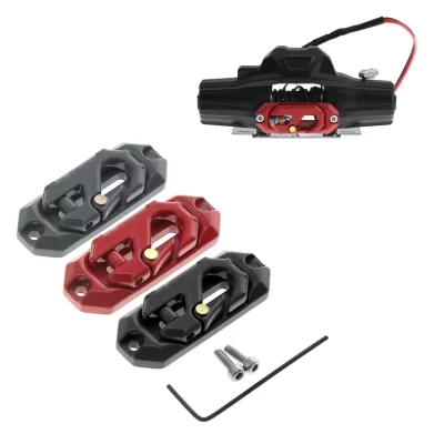 Guia de corda de guincho Hawse Fairlead Guard e gancho de reboque para 1/8 1/10 RC Crawler Car Axial SCX10 TRAXXAS TRX4 Peças de atualização