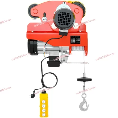 Micro guindaste pequeno elétrico doméstico 220V com guindaste pequeno para carro esportivo de 4-6 rodas. Guindaste de 0,5/1/1,5 toneladas