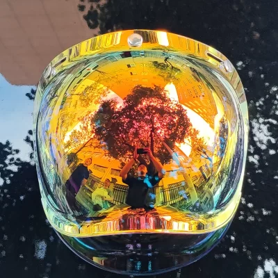2018 Top Quality Motorcycle Windshield Vintage Helmet Style Helmet Jet Helmet Foam Visor 12 Color Options