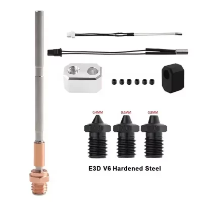 Para prusa mk4/xl liga de titânio cobre garganta hotend kit resistência alta temperatura velocidade impressão mk4 acessórios impressora 3d
