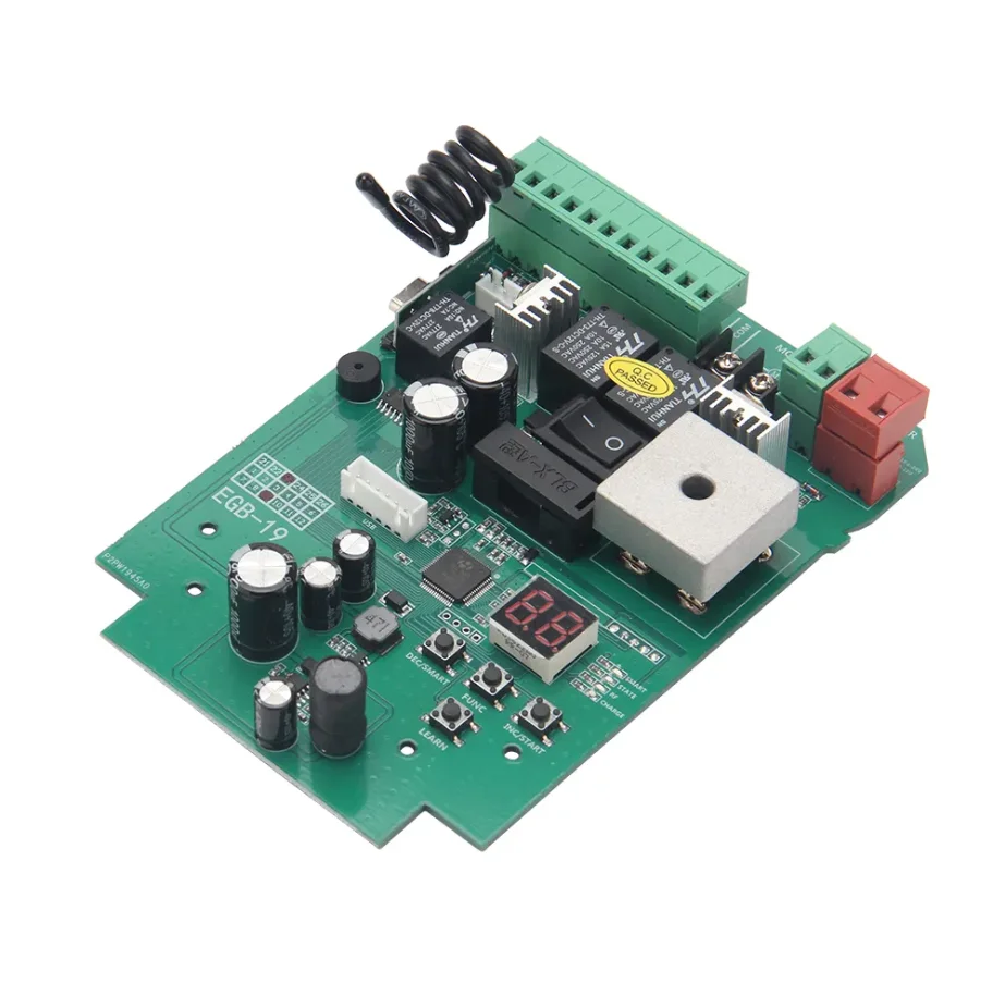 24VDC!!! Abridor de portão deslizante, unidade de controle de motor dc, controlador pcb, placa de circuito nc, cartão eletrônico, controle remoto opcional - Image 2