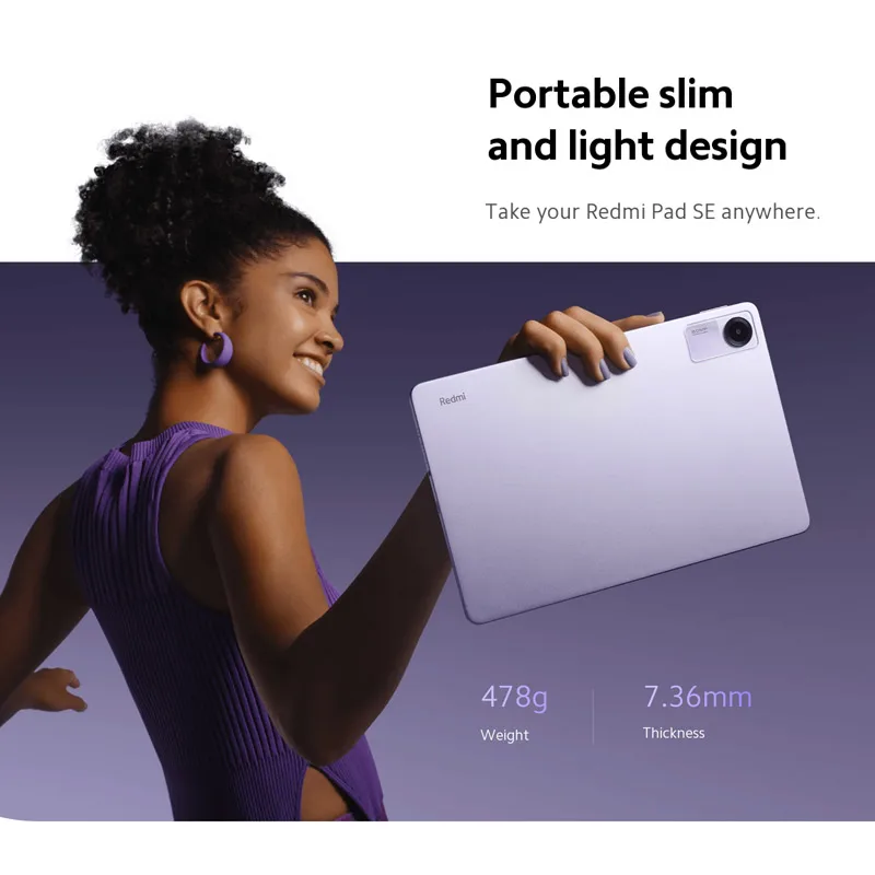 Global Version Xiaomi Redmi Pad SE Snapdragon 680 8GB RAM 256GB ROM Mi Tablet Quad speakers Dolby Atmos 90Hz 11" Display 8000mAh - Image 5
