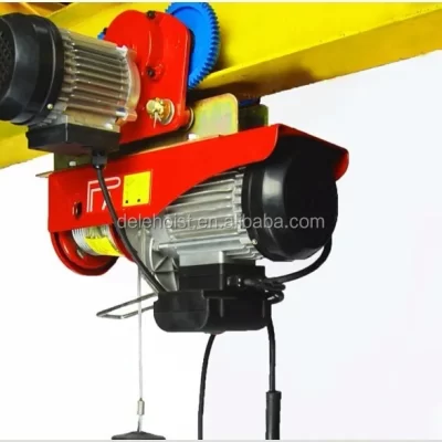 Dele High Quality Electric Mini Winch PA Electric Hoist 3 Ton Mini Electric 220V 230V Wire Rope Hoist
