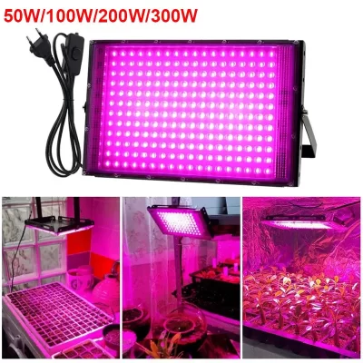 Phyto lâmpada 50w 100w 300w phytolamp para plantas espectro completo led cultivo planta cultivador cultura interior led crescer lâmpada uv