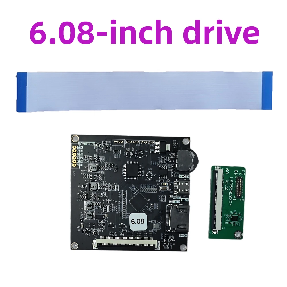 3D Printer Light Curing DXQ608-X04 Screen 6.08 inch Mono2K 2560*1620 Resolution HDMI to MIPI Driver Control Board - Image 4