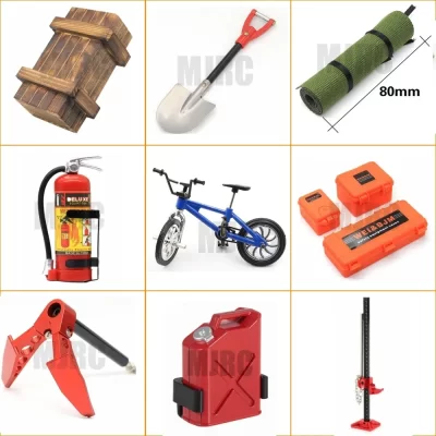 Correntes de arrasto de recuperação de metal em escala 1/10, engate de reboque, ancoragem de guincho para crawler rc trx4 trx6 scx10 wraith capra redcat mst