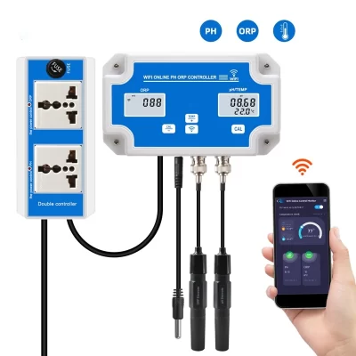 VVNB-W2839 3-em-1 wifi detector de qualidade da água ph/orp/temperatura eletrodo tipo bnc sonda para aquário monitor hidroponia