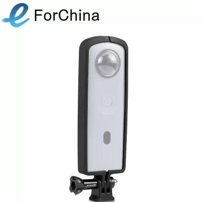 Moldura protetora de plástico ABS para PC PULUZ para Ricoh Theta SC2, com montagem de adaptador e parafuso