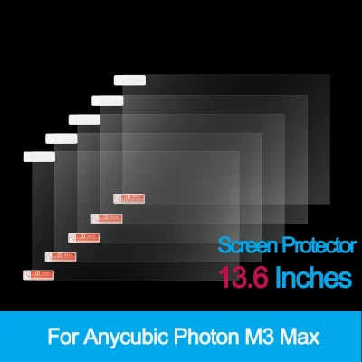 2/5 pçs 13.6 polegadas protetor de tela de impressora 3d para anycubic photon m3 max película protetora de tela lcd sla resistente a riscos