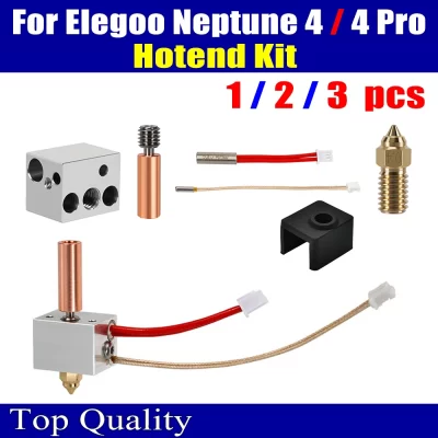 Kit Bico Hotend para Elegoo Neptune 4 Pro, bloco aquecido, termistor cartucho, aquecedor