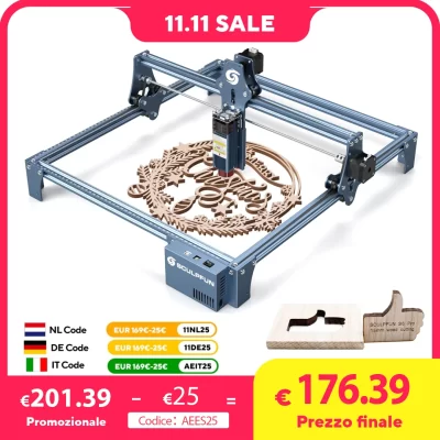 Sculpfun s9 90w efeito máquina de gravação a laser 410x420mm ultra-fino feixe laser moldar tecnologia corte a laser de alta precisão