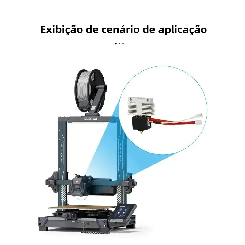 Elegoo Neptune 4 Hotend Kit com Cartucho Aquecedor 24V Termistor Bloco de Aquecimento Cabeça Extrusora para Neptune4 pro Peças de Impressora 3D - Image 5