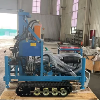 Customized Versatile Hydraulic Water Well Drilling Rigs - Portable Crawler Mounted Units for 150-250m Depths