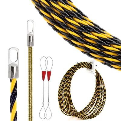 Threader de fio elétrico 5-50m, dispositivo de rosqueamento de tubo de eletricista, cabo de fio, extrator de corrida, reparo de chumbo, ferramentas de construção