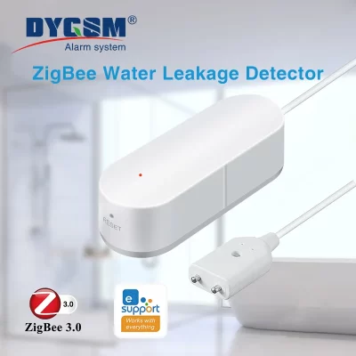 Ewelink-Água Leak Detector Alarme, Overflow Security Alarm System, Alerta de inundação, funciona com Zigbee Gateway, Zigbee 3.0