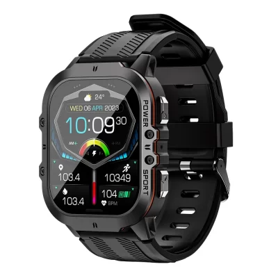 OUKITEL Smart Watch BT20 Sport SmartWatch BT5.2 350mAh 1,96" Display AMOLED